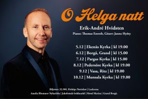 Erik-André Hvidsten - O helga natt julkonsert 2026 Erik-André Hvidsten - O helga natt julkonsert 2026