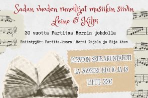 Sadan vuoden runoilijat musiikin siivin - Leino & Kilpi Sadan vuoden runoilijat musiikin siivin - Leino & Kilpi