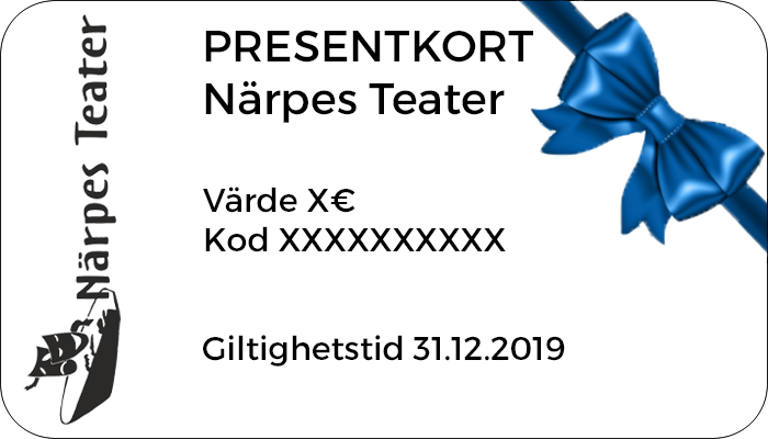 Närpes Teater - Presentkort valfri summa