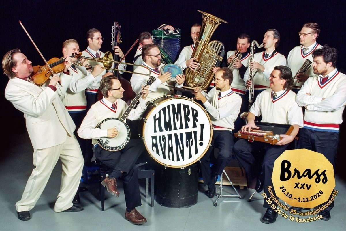 HumppAvanti! 25-vuotisjuhlakonsertti (Kymi Brass-avajaiskonsertti) – Simelius-Sali, KOUVOLA